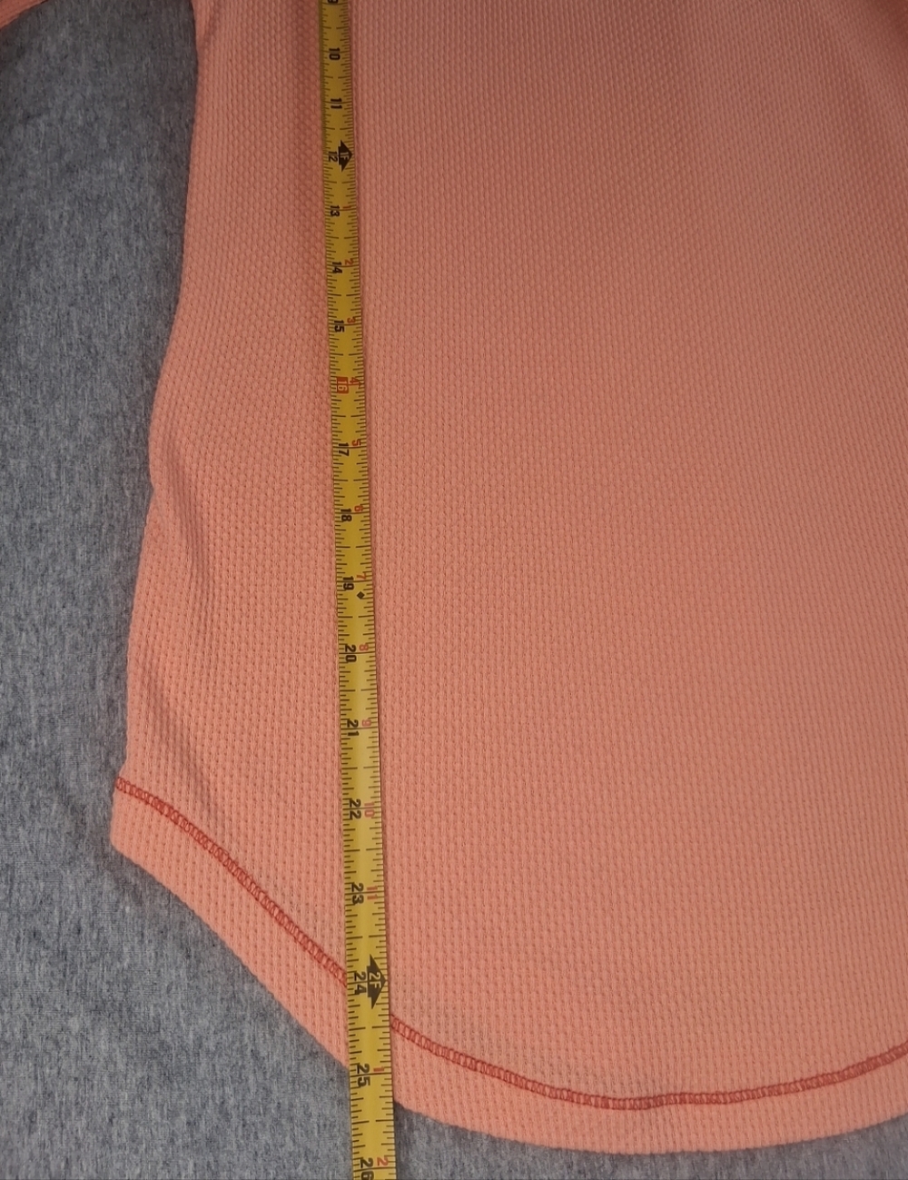 Free people In The Mix Cuff Crochet Knit Top Thermal Desert Orange Bohemian Sz M - Picture 5 of 15